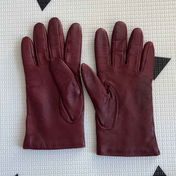 Babaton leather and wool gloves size 6.5 - Picture 2 of 6